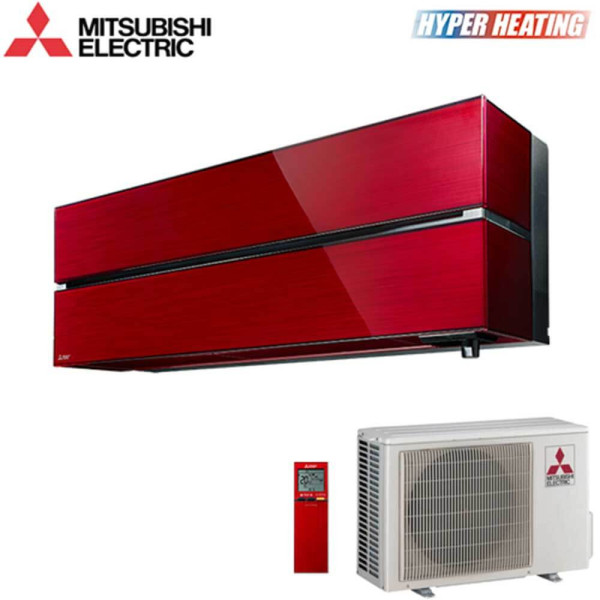 Aer conditionat Mitsubishi Electric LN Hyper Heating 12000 BTU - WiFi, Red