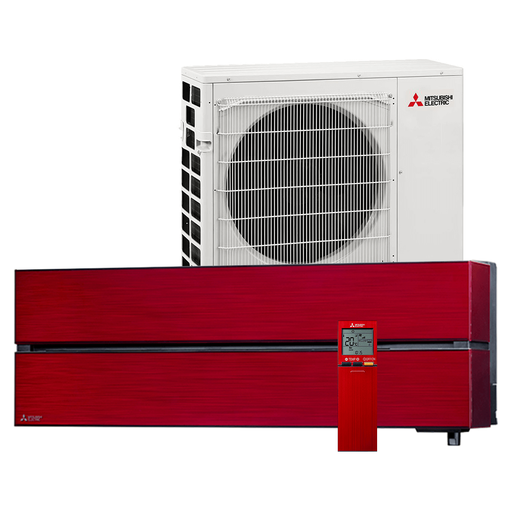 Aer conditionat Mitsubishi Electric LN Hyper Heating 18000 BTU - WiFi, Red