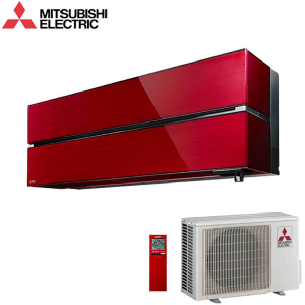 Aer conditionat Mitsubishi Electric Kirigamine Style 12000 BTU - WiFi, Red